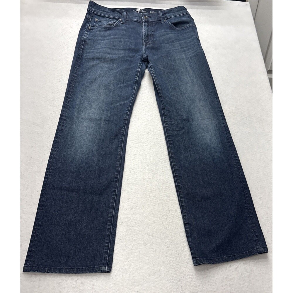 7 For All Mankind Jeans Mens 32x33 Austyn Straight Leg Loose Fit Stretch Denim
